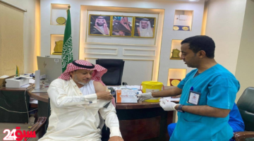 تطعيم الإنفلونزا الموسمية بجازان.. الشؤون الإسلامية تُحصّن منسوبيها بحملة موسعة